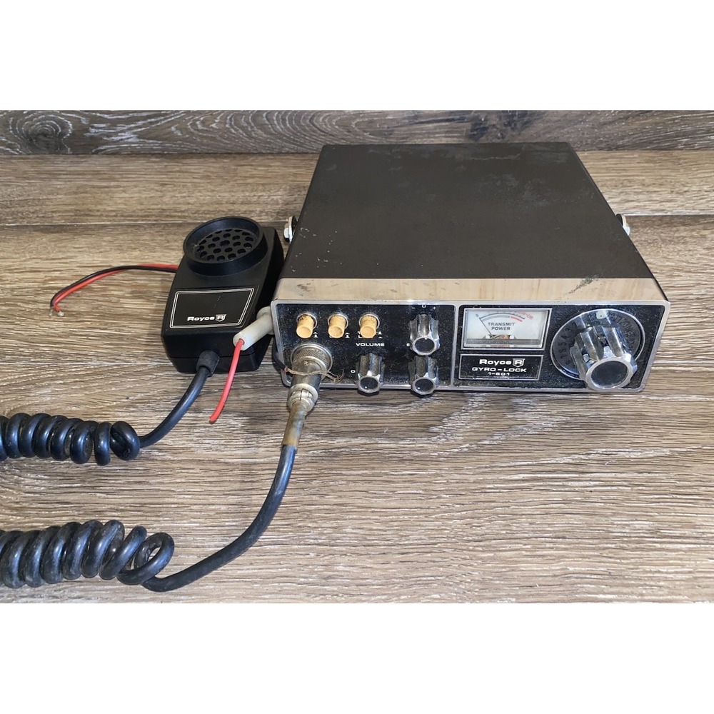 Royce‎ Gyro-Lock 1-601 CB Radio Transceiver - Untested